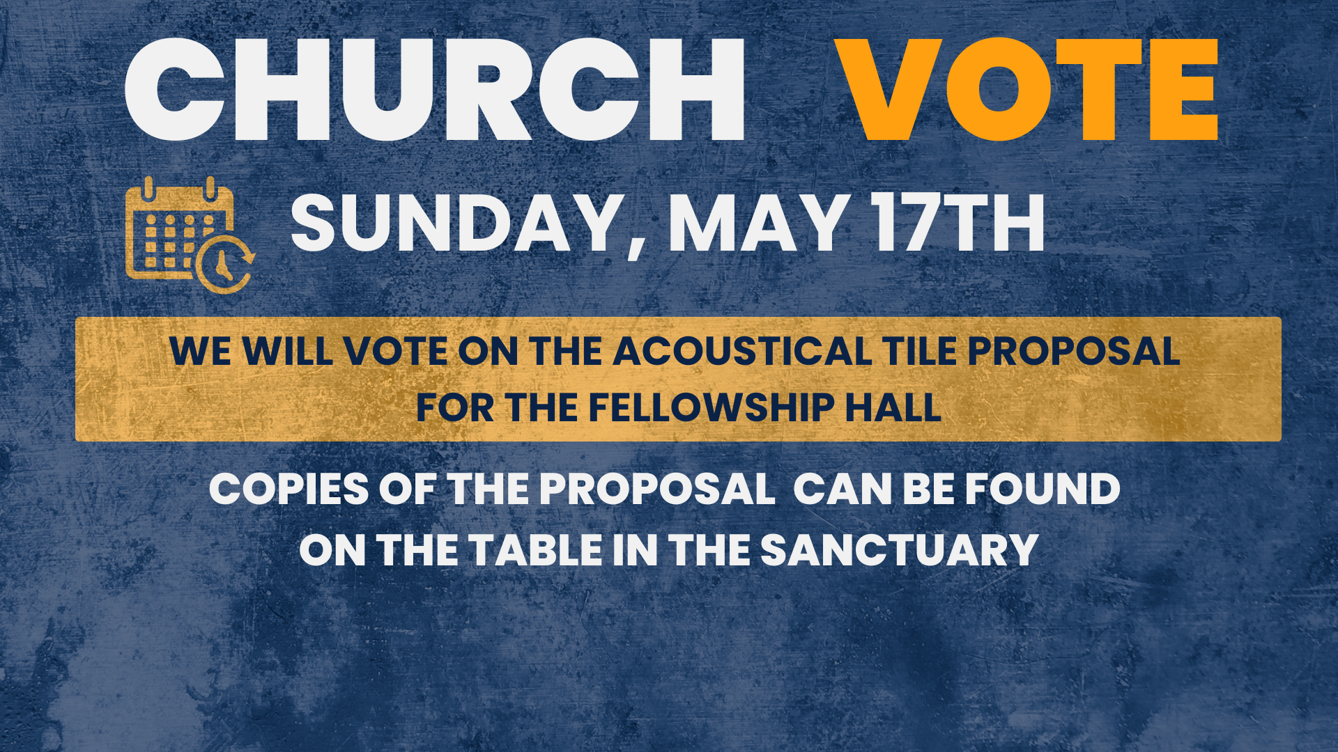 Church Vote