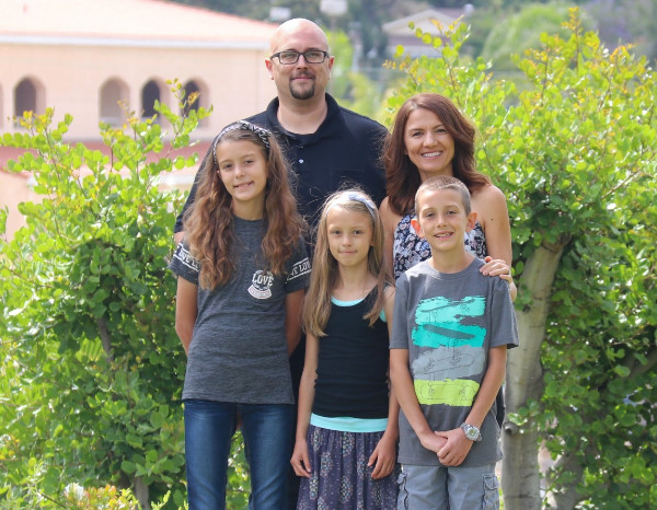 Chris and Miheala Guess and family. 