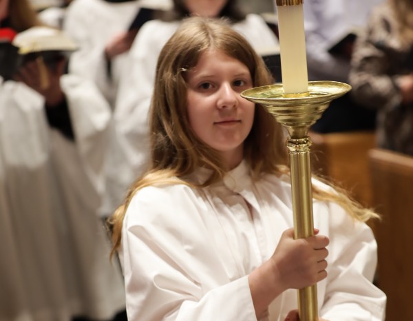 Girl torch bearer